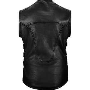 Chaleco de cuero para motocicleta de alta calidad para hombre, temporada de invierno, mejores precios, chaleco de cuero transpirable para motociclistas urbanos en venta - Product Image 2