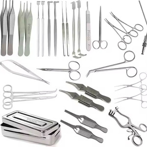 PISSCO AV fistula surgery <b>instrument</b> set 30-piece AV fistula surgery tools kit AV fistula surgical <b>instruments</b> Stainless Steel - Product Image 1