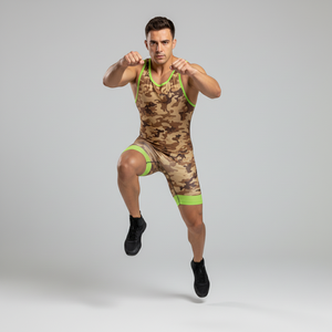 Unisex customized singlet men High Quality Sublimated <b>Cheap</b> Wholesale Weightlifting Suit Wrestling Singlet - Product Image 3