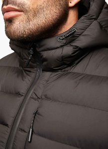 Casual <b>Long</b> Fashion thick outdoor <b>Men</b> Puffer <b>Jacket</b> - Product Image 4