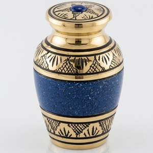 Wholesale Solid Brass <b>Keepsake</b> Cremation Urns Mini Silver Pewter Banded Metal Funeral Supplies Custom Small <b>Memorial</b> Token Urn - Product Image 6