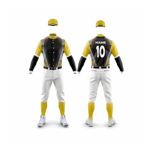 Custom Baseball Softball Uniform Set Plus Size Short Sleeve High Quality Teamwear OEM Manufacturer - Product Image 5