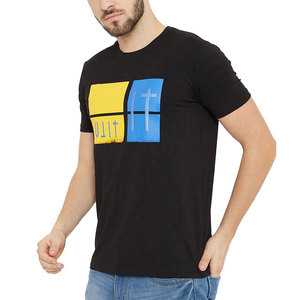Low MOQ <b>Men's</b> 100% Cotton Eco-Friendly Breathable Loose Fit Summer <b>Short</b> <b>Sleeve</b> O-Neck Casual T-<b>Shirts</b> 220g - Product Image 2