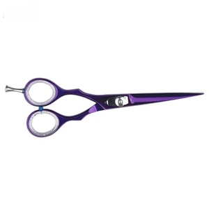 Ciseaux à cheveux professionnels en acier inoxydable avec lame tranchante, 28 dents, manche long durable en plastique, pour droitiers, pour la coiffure - Product Image 5