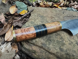 Couteau de Chef Professionnel Artisanal LEGACY BLADES en Acier Damas, Manche en Bois de Palissandre, Lame de 8-9,9 pouces, Conception Ambidextre, Moderne - Product Image 3