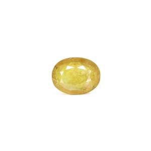 Premium Yellow Sapphire 16.05 Carat Oval Cut Loose Gemstone for Fine Jewelry - Product Image 1