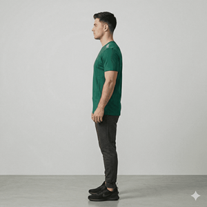 เสื้อยืดผู้ชายทำจากผ้าฝ้ายมีกระเป๋าสีตัดกัน - Product Image 4