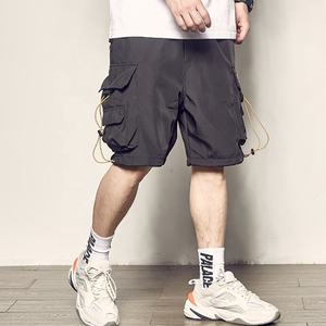 Best High-Grade Men's <b>Mid</b> Waist Cotton Gym Shorts Elastic Closure Stylish High Street Breathable Quick - Product Image 3