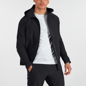 เสื้อแจ็คเก็ตกันลมแบบกำหนดเองสำหรับผู้ชาย เสื้อแจ็คเก็ตสำหรับออกกำลังกาย เสื้อแจ็คเก็ตสำหรับกิจกรรมกลางแจ้งน้ำหนักเบาสำหรับผู้ชาย - Product Image 3