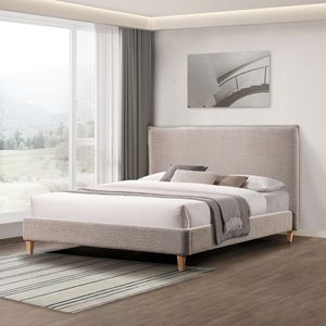 Letto con Piattaforma Imbottita Normsman Vireo Queen in Grigio Tungsteno - Product Image 3