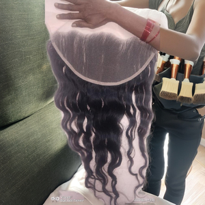 Prix de gros non transformés indien Remy cheveux 100% vierge cuticule aligné cheveux bruts fermeture frontale doux au toucher donneur unique - Product Image 1