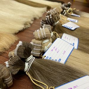 Extensions de cheveux à bandes adhésives 100% cheveux humains vietnamiens, très brillantes, sans nœuds, diverses couleurs, vente chaude 2025 - Product Image 5