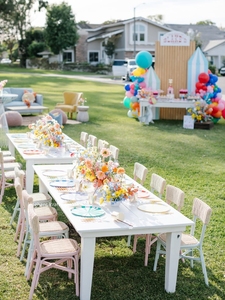 Chaises pour enfants en rotin modernes et durables faites à la main pour la location événementielle, les anniversaires, les mariages, les fêtes, l'extérieur, le salon et la cuisine - Product Image 1