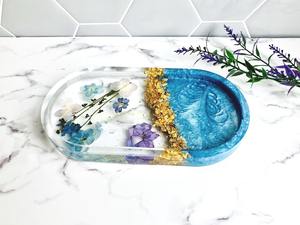 Plateau en résine professionnel personnalisé avec logo pour cadeaux d'entreprise et événements, plateau de service en gros, utilisation artistique artisanale - Product Image 3