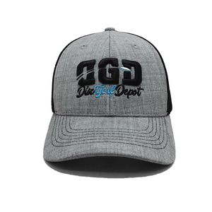 Gorra Trucker Negra Estructurada de Malla para Adulto, Estilo Minimalista y Cómodo, Bordado Personalizable, Fabricada en Vietnam - Product Image 1