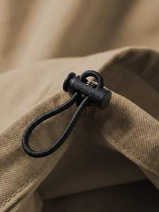 Short cargo 3/4 pour hommes, pantalon capri à taille élastique avec poches zippées - Product Image 5