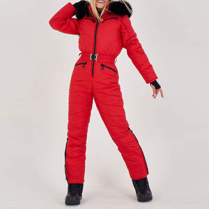 Combinaisons de ski pour femmes, style streetwear, imperméables 3000M, légères, softshell, pour la pluie et la neige, design à panneaux - Product Image 3