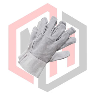 Guantes de Soldadura de Cuero Dividido con Costuras Resistentes al Fuego, al Calor, Antiestáticos, Transpirables, Longitud Personalizable - Product Image 2