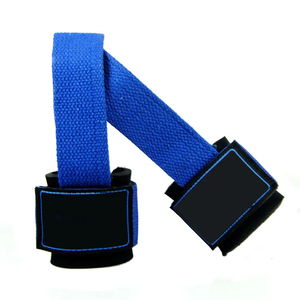 Sangles de musculation en néoprène et coton durables pour soulevés de terre, musculation, soutien rembourré pour poignets, unisexe - Product Image 1