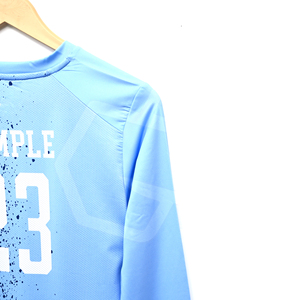 เสื้อวอลเลย์บอลแบบซับลิเมชั่นขายส่ง แขนยาว คอวี ยูนิเซ็กซ์ สำหรับผู้ใหญ่ ระบายเหงื่อได้ดี ผ้าโพลีเอสเตอร์ 180 กรัม ปรับแต่งได้ตามต้องการสำหรับทีม - Product Image 6