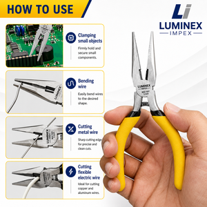 <b>Long</b> <b>Nose</b> Stainless Steel Lightweight Jewelry Making Pliers - Product Image 5