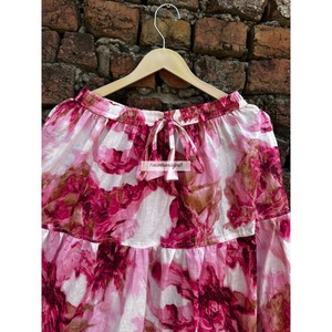 Wholesale Cotton <b>Skirt</b> Handmade Summer Long <b>Skirt</b> Dress Beach Maxi Style <b>Skirt</b> Floral Print Long <b>Skirt</b> Women's Casual <b>Skirt</b> - Product Image 3