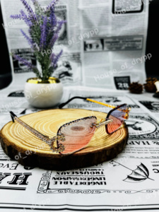 Iced Out Luxury Rimless <b>Gradient</b> <b>Sunglasses</b> Moissanite Diamond Square Shades Hip Hop Bling Unisex Fashion <b>Sunglasses</b> - Product Image 2