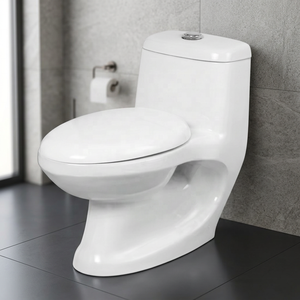 CUPC Certified One Piece Ceramic Water Closet Floor Mounted Toilet With Easy Clean Glaze For USA Market Standard - Product Image 4