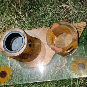 Brûleur d'encens en résine artisanal de qualité supérieure, design artistique arabe, pour le ramadan, l'Aïd, cadeaux de fête - Product Image 1