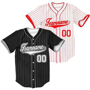 Camisetas de Béisbol Sublimadas Multicolores, Impresión Digital, Personalizadas, Deportivas, Camisetas de Béisbol Personalizadas, Spandex/Algodón, Tallas Grandes - Product Image 3