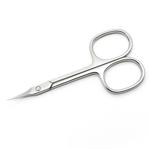 Tijeras para Cutículas de 3.5 Pulgadas con Punta Curva en Forma de Flecha, Acero Inoxidable, para Diestros, Duraderas, para Manicura y Pedicura Profesional - Product Image 5