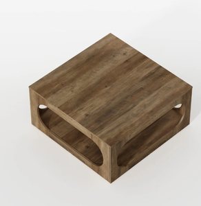 Contemporary <b>Square</b> shaped Solid Wood Coffee <b>Table</b> Multi-Functional Accent & Side <b>Table</b> for Living Room, Home Furniture - Product Image 4