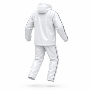 Traje Impermeable Ligero Personalizado, Chaqueta y Pantalones con Capucha, Cortavientos, Transpirable, para Senderismo, Pesca, Motociclismo - Product Image 3