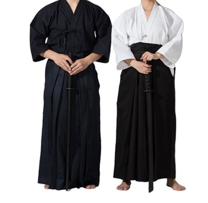 ฮาคามะผ้าฝ้ายและผ้าแคนวาสตามความต้องการของผู้ซื้อ คุณภาพดีที่สุด ฮาคามะหลากสีสำหรับศิลปะการต่อสู้ของผู้ชาย ฮาคามะเคนโด - Product Image 3