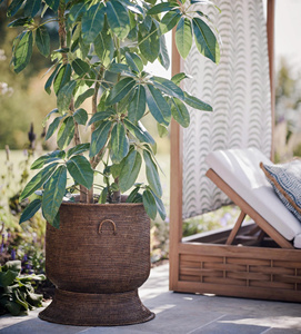 Luxury Living Raised Rattan <b>Plant</b> <b>Basket</b> Decorative Flower Pot Stand Natural RattanHome Decor From Vietnam Supplier - Product Image 4