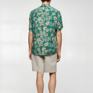Chemise Hawaïenne Homme Manches Courtes Personnalisée OEM 2025 – Nouvelle Collection Été Tendance à Prix Abordable - Product Image 5