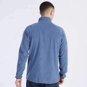 Premium <b>Mens</b> Hoodies Heavyweight <b>Pullover</b> Sweatshirt Streetwear Fashion OEM Wholesale <b>Men's</b> Blue Quarter Zip Fleece <b>Pullover</b> - Product Image 2