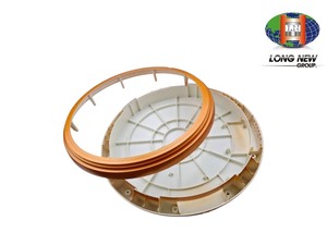 กล่องพลาสติกทรงกลม LONGNEW สำหรับอุปกรณ์อิเล็กทรอนิกส์ OEM ODM โครงสร้างวงกลมหลายชั้น ผลิตด้วยวิธีฉีดขึ้นรูปความแม่นยำสูง - Product Image 1