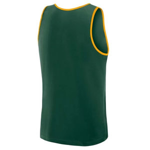 Débardeur unisexe uni en coton doux / polyester, sans manches, personnalisable avec logo, pour hommes, gym, fitness, musculation - Product Image 3