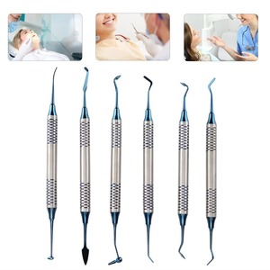 BAFA SURGICAL INSTRUMENTS Juego de 6 Espátulas Profesionales para Resina Compuesta Dental, Herramienta de Restauración con Agarre Ergonómico - Product Image 3