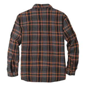 Solid Color High Quality Breathable Cotton Material Customized New Men Casual Flannel Shirt - Product Image 2