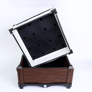 Jardinera Rectangular con Autorriego, Duradera, de Plástico, para Cultivo en Interiores y Exteriores, para Hierbas y Flores - Product Image 5