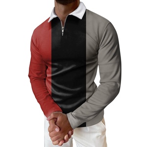 OEM personalizado para hombres para Polos nueva moda patrón sólido sublimado antiarrugas de calidad superior de punto para el verano desgaste - Product Image 1