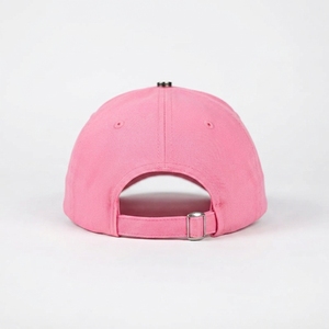 En stock Casquette de baseball 5 panneaux 100% coton doublée en suède satiné broderie main Casquette de sport unisexe réglable - Product Image 3