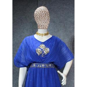 ชุดทำงานมีสายคาดสีน้ำเงิน - Product Image 2