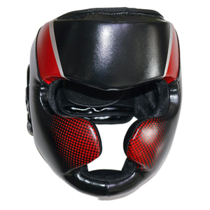 Protège-tête en cuir pour entraînement de boxe et kickboxing, protection faciale pour la boxe, vente en gros - Product Image 1