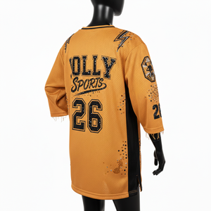 Camiseta de Baloncesto Premium para Mujer, Tejido de Malla GSM, Paneles Laterales Negros, Estampado Brillante, Logotipo del Equipo Personalizado, Transpirable - Product Image 5