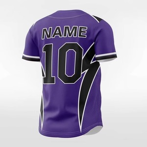 Uniforme de Béisbol Personalizado 2026, Jersey de Béisbol para Adultos, Teñido Liso, OEM, Alta Calidad, Secado Rápido, Transpirable, Tallas Grandes, Logotipo Personalizado - Product Image 5