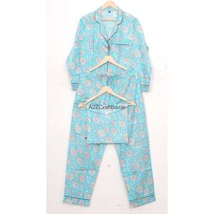 Conjunto de Pijama de Algodón 100% para Mujer, Estilo Romántico Floral, Vestido Largo de Invierno, Ropa de Playa, Ropa de Estar por Casa, Cintura Elástica, Mangas Largas - Product Image 6