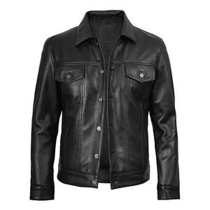 Camisas de Cuero Premium para Hombre, Tela Ligera y Suave, Ajuste Cómodo, Ideales para Oficina y Eventos Nocturnos - Product Image 1